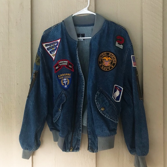 us navy denim jacket